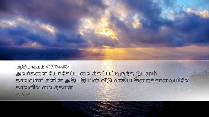ஆதியாகமம் 40:3 TAMIRV Bible Verse Image