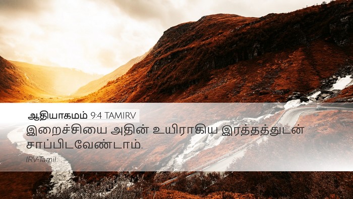 ஆதியாகமம் 9:4 TAMIRV Bible Verse Image
