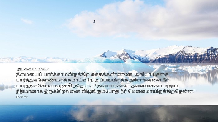 ஆபகூக் 1:13 TAMIRV Bible Verse Image