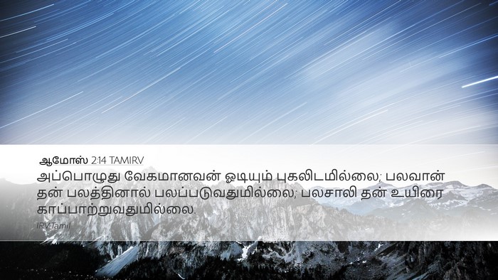 ஆமோஸ் 2:14 TAMIRV Bible Verse Image