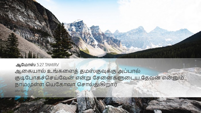 ஆமோஸ் 5:27 TAMIRV Bible Verse Image