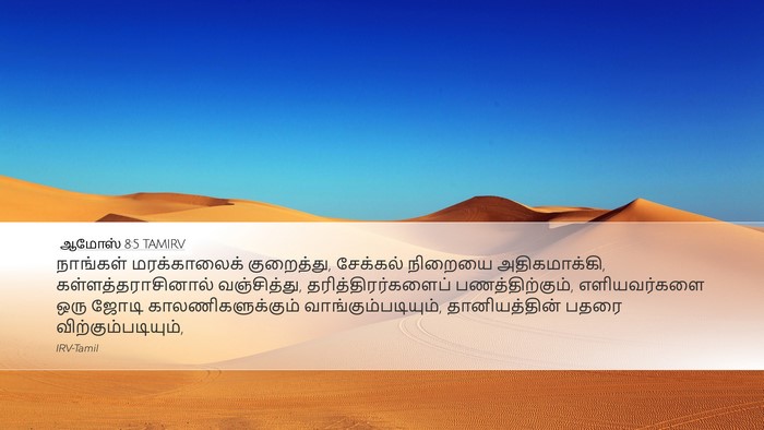 ஆமோஸ் 8:5 TAMIRV Bible Verse Image