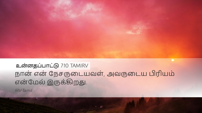 உன்னதப்பாட்டு 7:10 TAMIRV Bible Verse Image