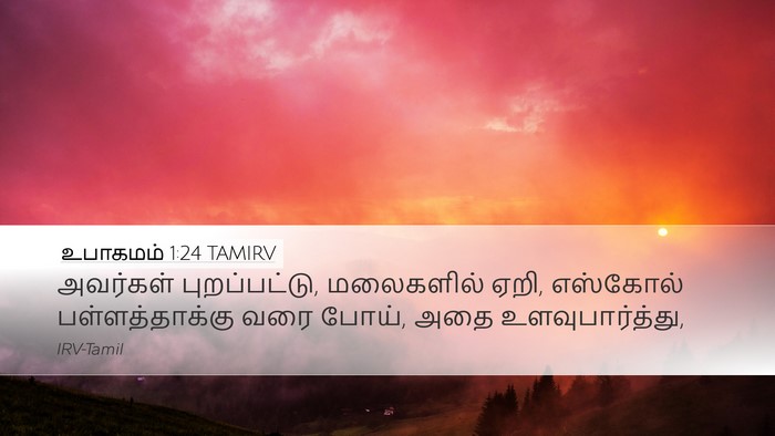 உபாகமம் 1:24 TAMIRV Bible Verse Image