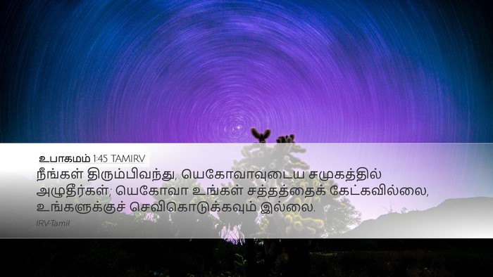 உபாகமம் 1:45 TAMIRV Desktop Wallpaper - நீங்கள் - Desktop Bible Verse Wallpaper