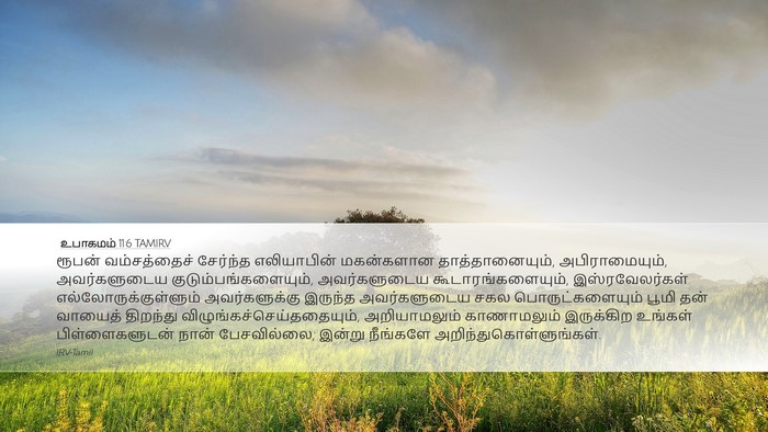 உபாகமம் 11:6 TAMIRV Bible Verse Image