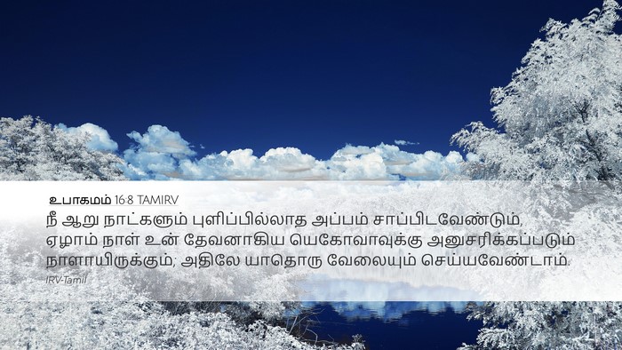 உபாகமம் 16:8 TAMIRV Bible Verse Image