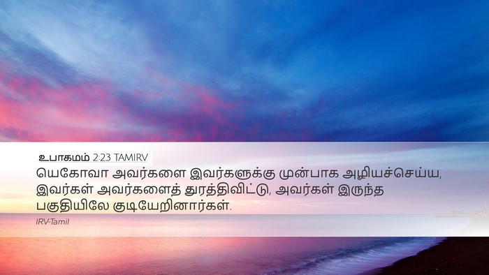 உபாகமம் 2:23 TAMIRV Bible Verse Image