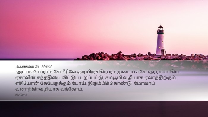 உபாகமம் 2:8 TAMIRV Bible Verse Image