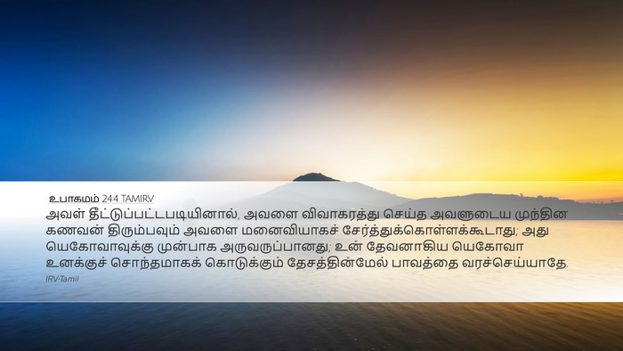 உபாகமம் 24:4 TAMIRV Desktop Wallpaper - அவள் - Desktop Bible Verse Wallpaper