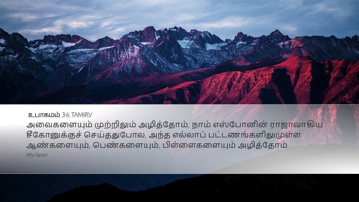 உபாகமம் 3:6 TAMIRV Bible Verse Image