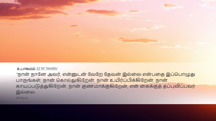 உபாகமம் 32:39 TAMIRV Bible Verse Image
