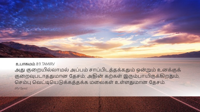 உபாகமம் 8:9 TAMIRV Bible Verse Image