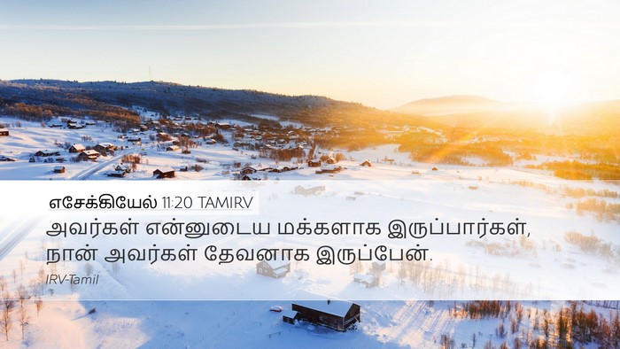 எசேக்கியேல் 11:20 TAMIRV Bible Verse Image