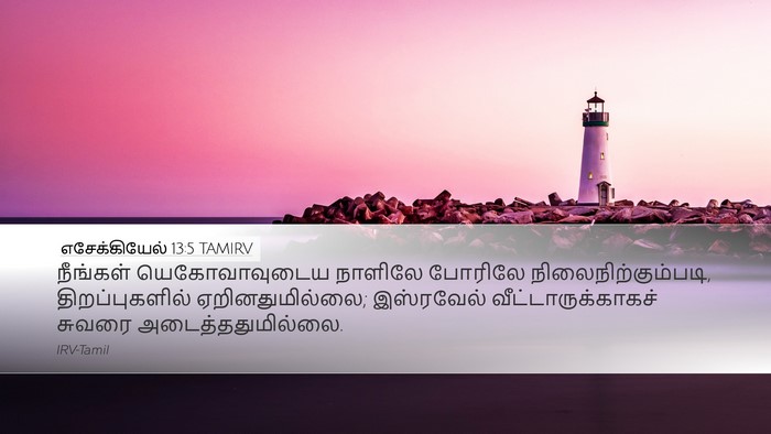 எசேக்கியேல் 13:5 TAMIRV Bible Verse Image