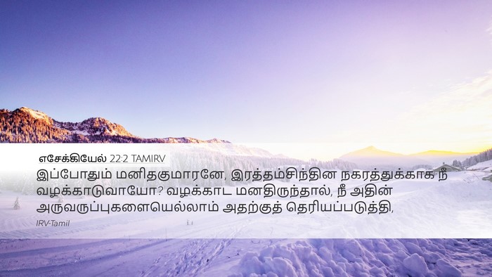 எசேக்கியேல் 22:2 TAMIRV Bible Verse Image