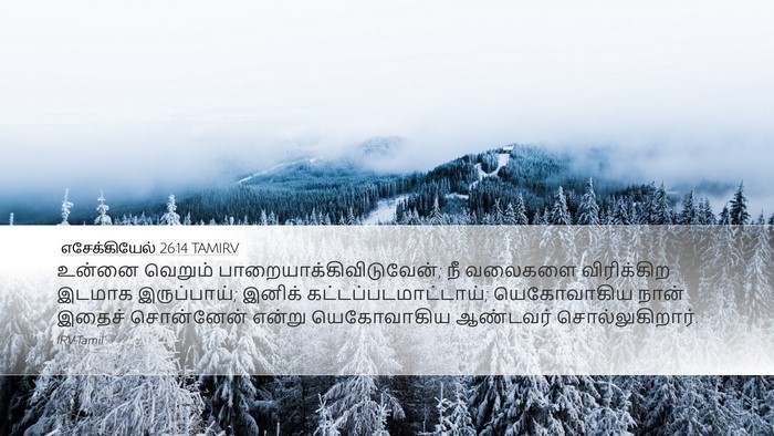 எசேக்கியேல் 26:14 TAMIRV Bible Verse Image