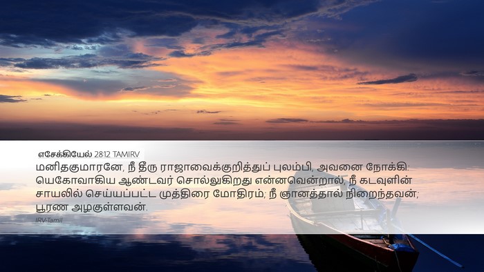 எசேக்கியேல் 28:12 TAMIRV Bible Verse Image