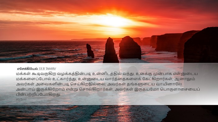 எசேக்கியேல் 33:31 TAMIRV Bible Verse Image