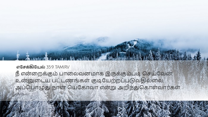எசேக்கியேல் 35:9 TAMIRV Bible Verse Image
