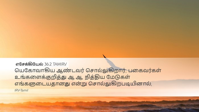 எசேக்கியேல் 36:2 TAMIRV Bible Verse Image