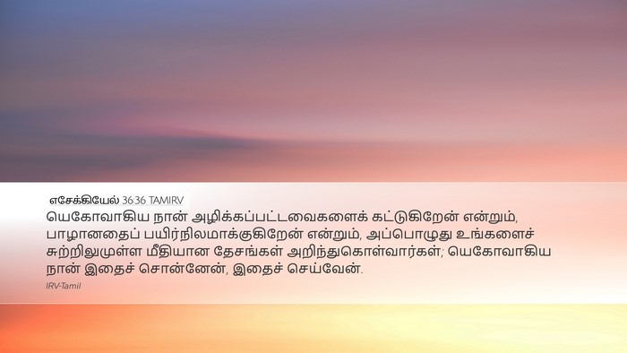 எசேக்கியேல் 36:36 TAMIRV Bible Verse Image