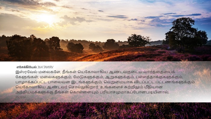 எசேக்கியேல் 36:4 TAMIRV Bible Verse Image