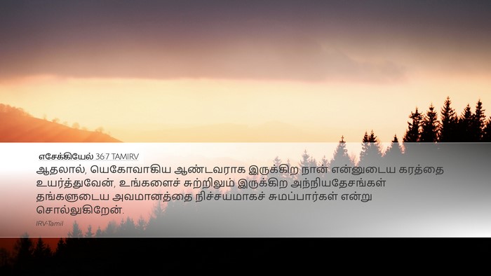 எசேக்கியேல் 36:7 TAMIRV Bible Verse Image