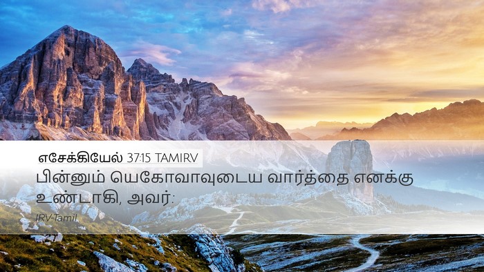 எசேக்கியேல் 37:15 TAMIRV Bible Verse Image