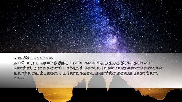 எசேக்கியேல் 37:4 TAMIRV Bible Verse Image