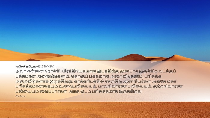 எசேக்கியேல் 42:13 TAMIRV Bible Verse Image