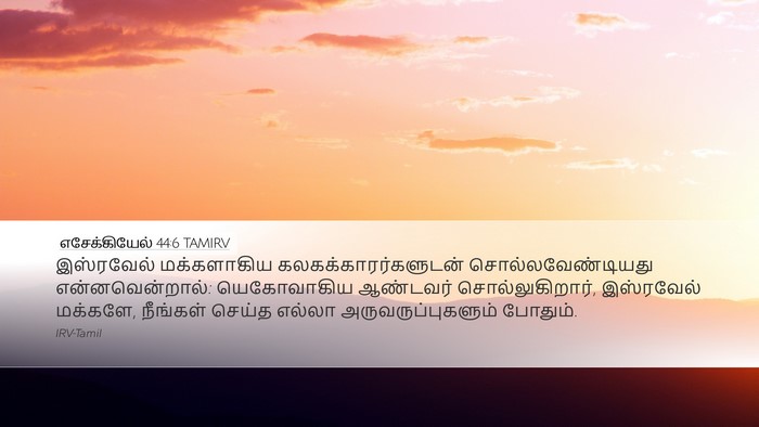 எசேக்கியேல் 44:6 TAMIRV Bible Verse Image