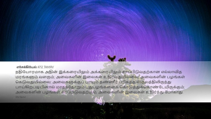 எசேக்கியேல் 47:12 TAMIRV Bible Verse Image