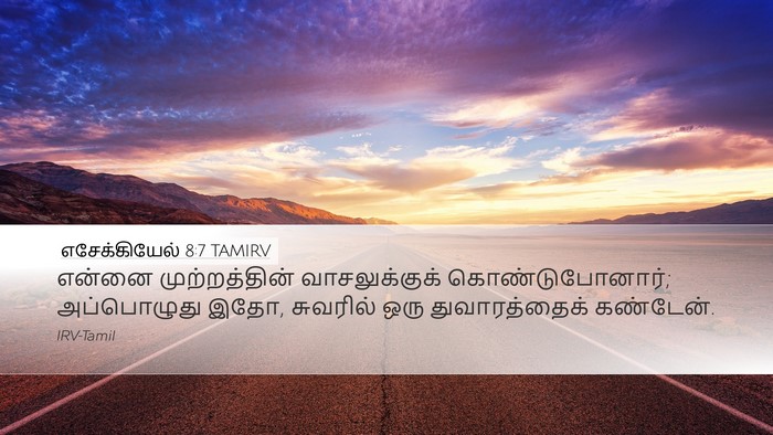 எசேக்கியேல் 8:7 TAMIRV Bible Verse Image