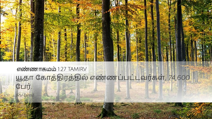 எண்ணாகமம் 1:27 TAMIRV Bible Verse Image