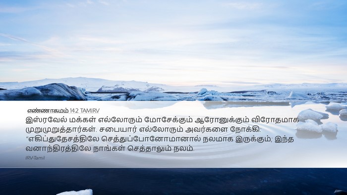 எண்ணாகமம் 14:2 TAMIRV Bible Verse Image