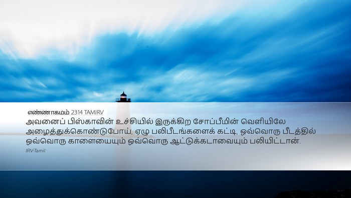 எண்ணாகமம் 23:14 TAMIRV Bible Verse Image