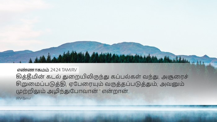 எண்ணாகமம் 24:24 TAMIRV Bible Verse Image