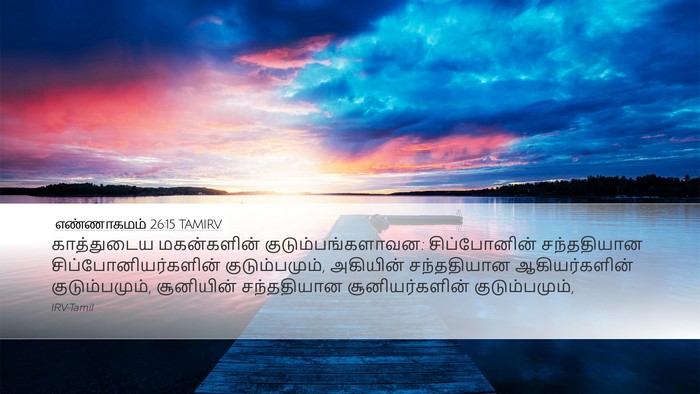 எண்ணாகமம் 26:15 TAMIRV Bible Verse Image
