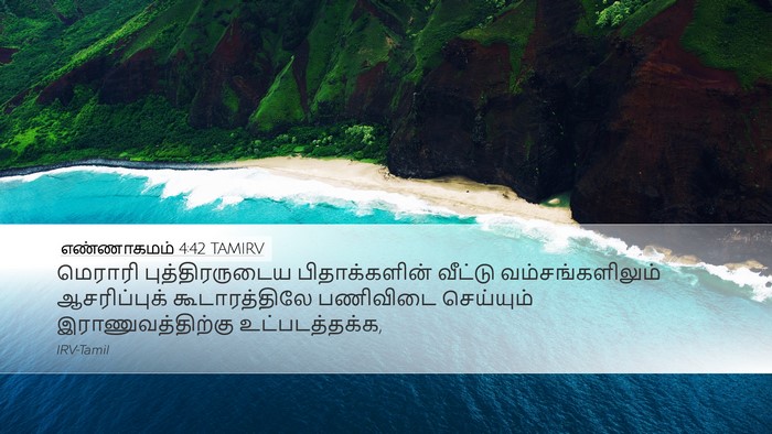 எண்ணாகமம் 4:42 TAMIRV Bible Verse Image