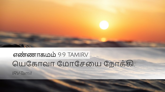 எண்ணாகமம் 9:9 TAMIRV Desktop Wallpaper - யெகோவா மோசேயை - Desktop Bible Verse Wallpaper