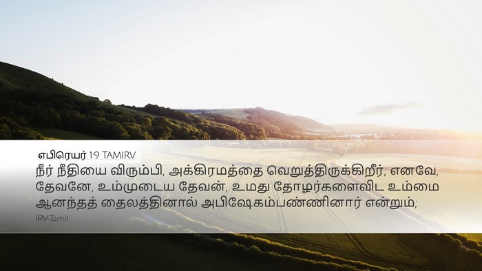 எபிரெயர் 1:9 TAMIRV Bible Verse Image