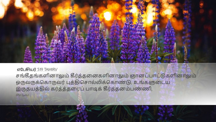 எபேசியர் 5:19 TAMIRV Bible Verse Image