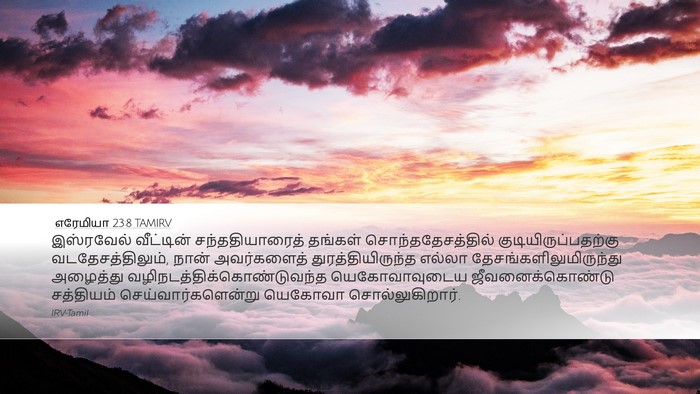 எரேமியா 23:8 TAMIRV Bible Verse Image