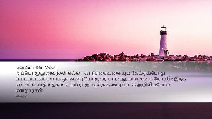 எரேமியா 36:16 TAMIRV Bible Verse Image