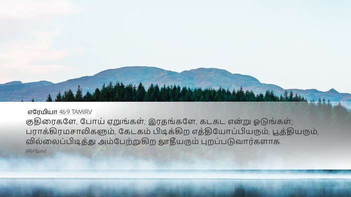 எரேமியா 46:9 TAMIRV Bible Verse Image