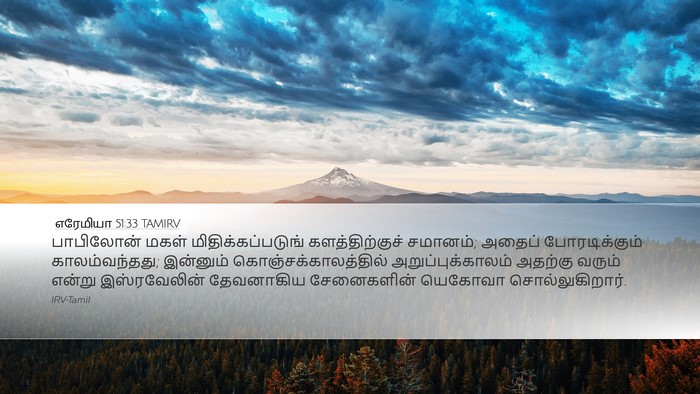 எரேமியா 51:33 TAMIRV Bible Verse Image