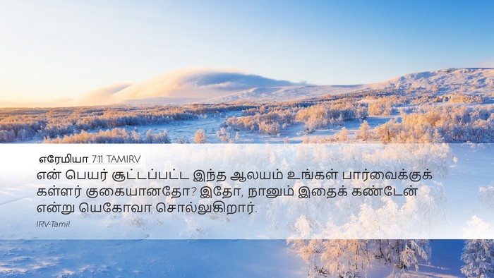 எரேமியா 7:11 TAMIRV Bible Verse Image