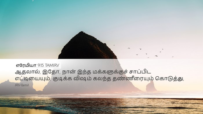 எரேமியா 9:15 TAMIRV Bible Verse Image