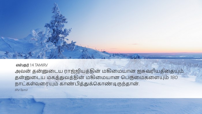 எஸ்தர் 1:4 TAMIRV Bible Verse Image